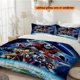 thumbnail image 1 of 3pcs Grendizer Anime Robot Printed Duvet Cover Set Suitable for All Seasons, 1 of 1