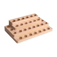 Ioensy - Organizador De Almacenamiento De Botellas De Aroma De Estanterías De Exhibición De Madera Para Festivales 29.5Cmx17.5Cmx7.2Cm
