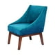 thumbnail image 2 of Sitial Berlin Tela Velvet Azul Petroleo, 2 of 3