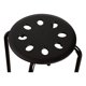 thumbnail image 3 of Conjunto de 5 taburetes Norwood 45 cm negro apilables, 3 of 6