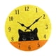 thumbnail image 2 of Reloj De Pared Divertido Con Dise?o De Gato, Reloj De Pared Rústico Y Silencioso Para Interior, Dormitorio, Sala De Estar, Estilo D, 2 of 5