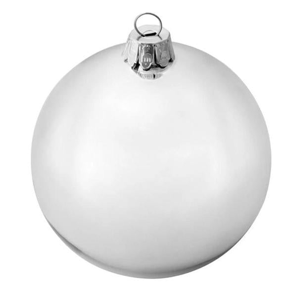 Importadora Usa - Esferas Decorativa Plateada Espejo 13 Cm