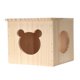 thumbnail image 4 of Accesorios De Jaula De Cabaña De Casa De Madera Para Hámster Para Hámsteres Sirios Lemmings Gerbils Estilo B, 4 of 5