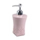 thumbnail image 1 of Champú Loción Bomba Manual Contenedor Jabón Dispensador De Líquidos Fondo Cuadrado Rosado, 1 of 5