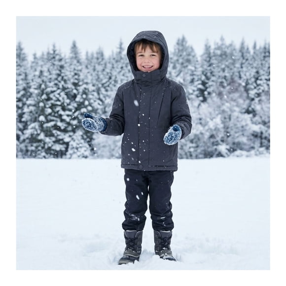 Chaqueta Térmica Softshell para Niños Impermeable y Cortavientos