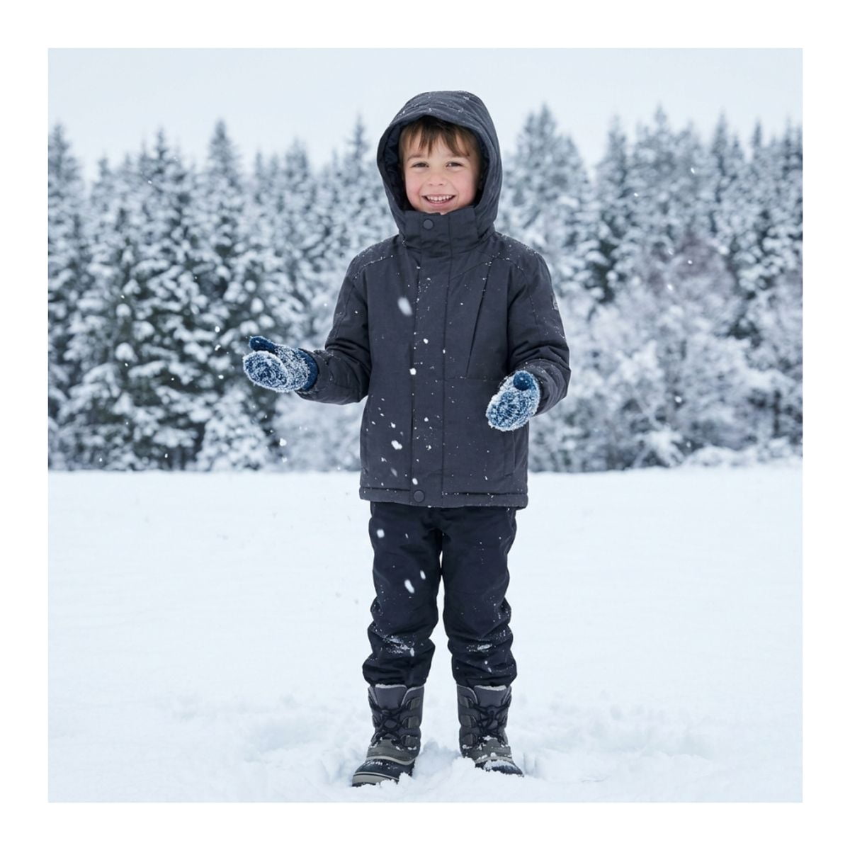 Genérico - Chaqueta Térmica Softshell Para Niños Impermeable Y Cortavientos