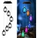 thumbnail image 1 of Luces decorativas solares, campanas de viento solares con 6 luces LED, son adecuadas para todos los festivales, luces navideñas, decoración interior o exterior $ Lámpara solar, linterna de tarro de c, 1 of 8