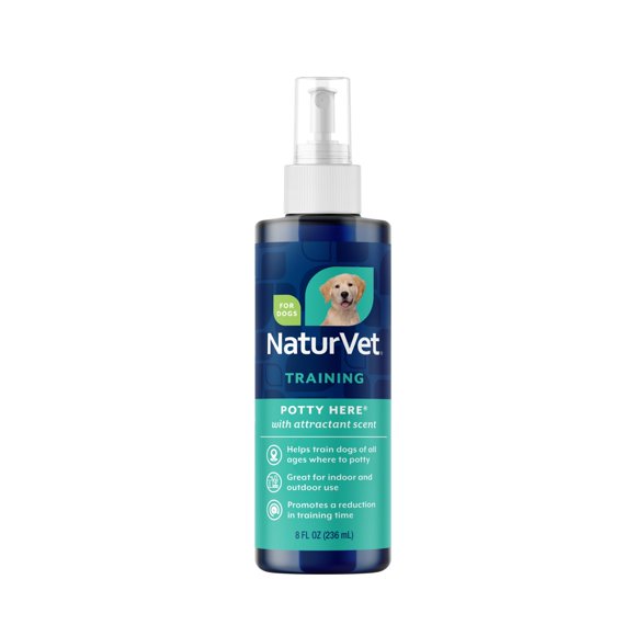 Spray Auxiliar de Entrenamiento NaturVet Potty Here 236 ml