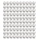 thumbnail image 1 of Juego de 100 manguitos de engarce de aluminio redondos de un solo orificio de 1/16" para casquillos de cable y cuerdas de alambre., 1 of 5
