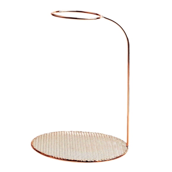 Soporte de filtro para cafetera, herramienta de acero inoxidable, práctica estación de goteo para café, regalo para cafetería, soporte de Metal para r Altura 20cm