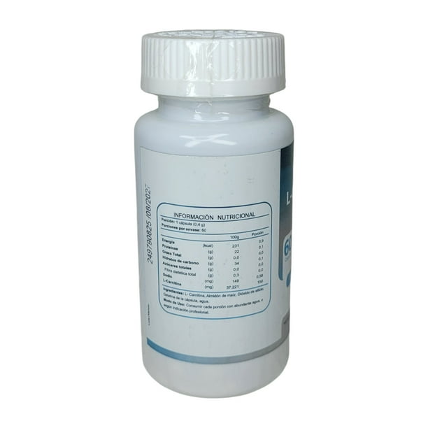 L-Carnitina Suplemento Natural FNL Masa Muscular Metabolismo | Lider