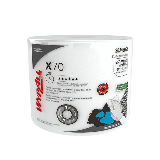 Paño Wypall X-70 Jumbo x 750 Paños