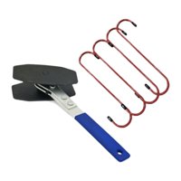 Magideal - Esparcidor De Pistón De Coche Genérico, Herramienta De Prensa De Pinza De Freno, Llave De Pistón De Freno De Trinquete Para Coche, Ganchos De Pinza Azul