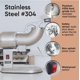 thumbnail image 4 of Máquina de rallar hielo TK Tartle Kitchen 200 kg/h Acero inoxidable, 4 of 9