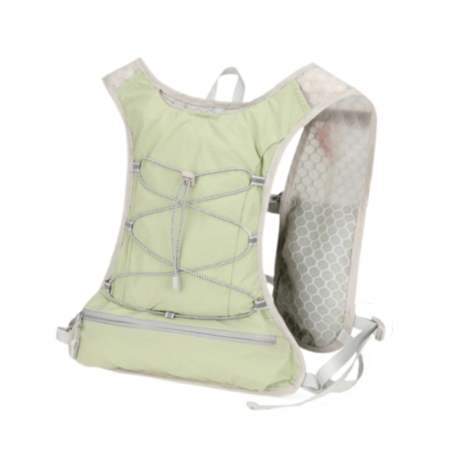 Ioensy - Chaleco De Hidratación, Mochila, Bolsa De Agua Para Carreras De Trail Y Montañismo, Color Verde