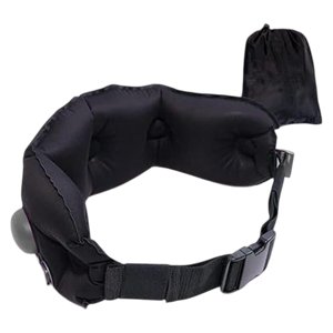 Magideal - Almohada De Viaje Para Avión Almohada De Cuello De Regalo Liviano Para El Tren De La Oficina Del Automóvil Negro