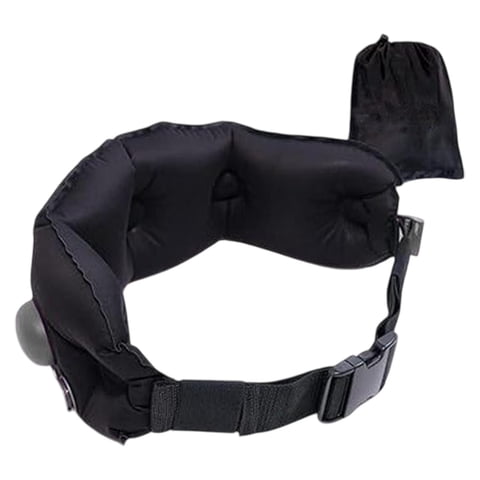 Magideal - Almohada De Viaje Para Avión Almohada De Cuello De Regalo Liviano Para El Tren De La Oficina Del Automóvil Negro