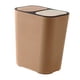 thumbnail image 3 of Separación Seca Y Húmeda Cubo De Basura Cubo De Almacenamiento De Basura Para Garaje, Dormitorio Café, 3 of 5