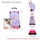 thumbnail image 2 of Children School Backpack Set with Wheels Students Bags for Girls Trolley Bag Cute Schoolbag Rolling Wheeled Backpack Child Girl, 2 of 3