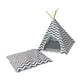 thumbnail image 4 of Tipi Para Mascotas, Casa Para Perros Pequeños, Tienda Para Gatos, Cama, Alfombrilla, Cojín, Perrera Para Cachorros En Interiores, 4 of 5