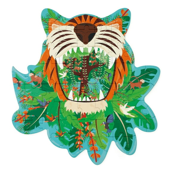 Puzzle 59Pcs Con Forma Tigre Scratch Europe