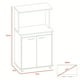 thumbnail image 3 of Mueble Para Microondas Kitchen Blanco 113,5x63x36 Cm, 3 of 3