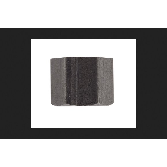 Gorra Billco Corp, 3/8 pulgadas, FPT, chapada en zinc, negra, 1,9 cm