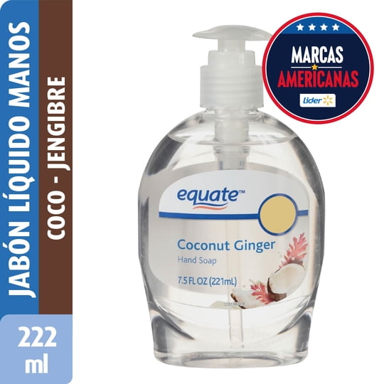 Jabón Líquido Equate De Manos Coco Jengibre