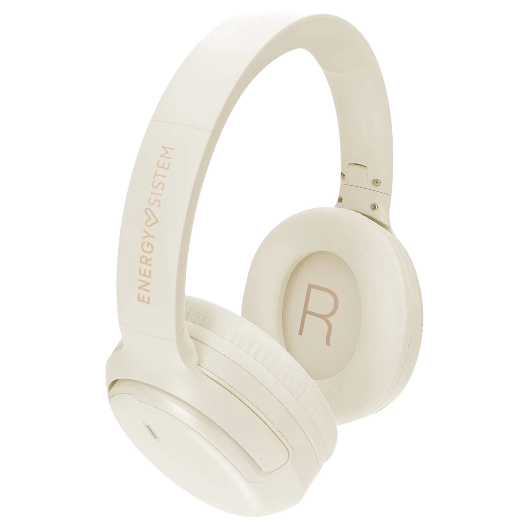 Audífonos Bluetooth Energy Sistem Rizz Fold Cream Deep Bass 50hrs