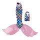 thumbnail image 4 of Mu?eca Vestido De Cola De Sirena Y Cuello En V Halter Top Para Mu?eca Rosa, 4 of 5