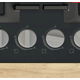 thumbnail image 3 of Encimera a gas bosch serie 4 pnp6b6k40 60 cm 4 quemadores vidrio templado negro, 3 of 6