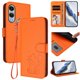 thumbnail image 2 of Funda de Gato tipo Libro para Samsung Galaxy S25 Edge, Naranja, 2 of 6