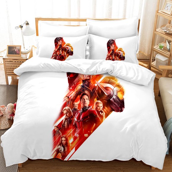 Ant-Man Soft Duvet Cover Comforter Cover & Pillowcases Bedding Set Gift#3-Piece Bedding Set