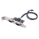 thumbnail image 1 of Adaptador SilverStone Technology ECD01 interno USB 2.0 a doble puerto serie RS232, 1 of 5