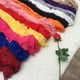 thumbnail image 3 of suxuMhao Pañuelo Triangular de Encaje, Decoración, 55x18in 3 Piezas Azul Oscuro, Bandana de Encaje, Bandana Transparente con Borlas, Pañuelo Triangular Floral, Pañuelo Suave y Transpirable con, 3 of 4