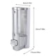 thumbnail image 1 of Pack x2 Dispensador de Jabon Liquido Gel para Pared 350ml, 1 of 3