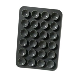 Magideal - Soporte De Succión Para Teléfono, Soporte Para Teléfono Con Ventosa, Soporte De Silicona Para Teléfono, Almohadilla Adhesiva Para Taza Trasera, Soport Gris Profundo