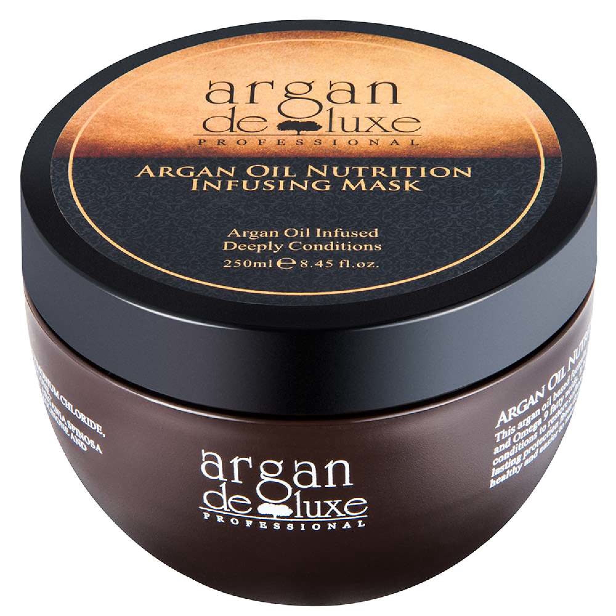 Mascarilla Para El Cabello Deluxe Argan Sin Sal