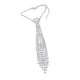thumbnail image 2 of Collar con diamantes de imitación, corbata, cadena con purpurina, accesorio de vestuario premium para hombres y mujeres, collar decorativo brillante d, 2 of 5