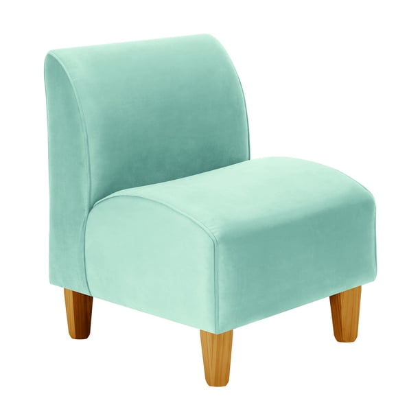 Poltrona Soft 1C Felpa 04 Verde Agua