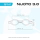 thumbnail image 5 of Gafas de natación Cressi Nuoto 3.0 con correa de silicona azul marino y azul marino para adultos, 5 of 7
