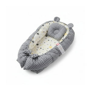 Babyluna - Nido Colecho Premium Cuna Portátil Con Almohada Gris