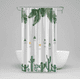 thumbnail image 1 of Cortina De Baño Peva 180x180 Diseño Hojas Cactus, 1 of 4
