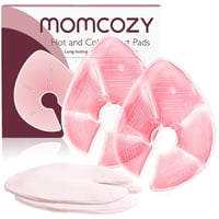 Momcozy Compresas Térmicas Mamarias - Calor Y Frío Alivio Cálido O Fresco Para La Lactancia, Pack X2 Con Fundas Suaves, Rosa