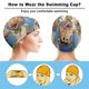 thumbnail image 3 of ALF: La serie animada Gorro de Natación de Licra, Gorro de Baño de Tela Cómoda, Gorro Elástico Antideslizante para Hombres, Mujeres y Niños, 3 of 6