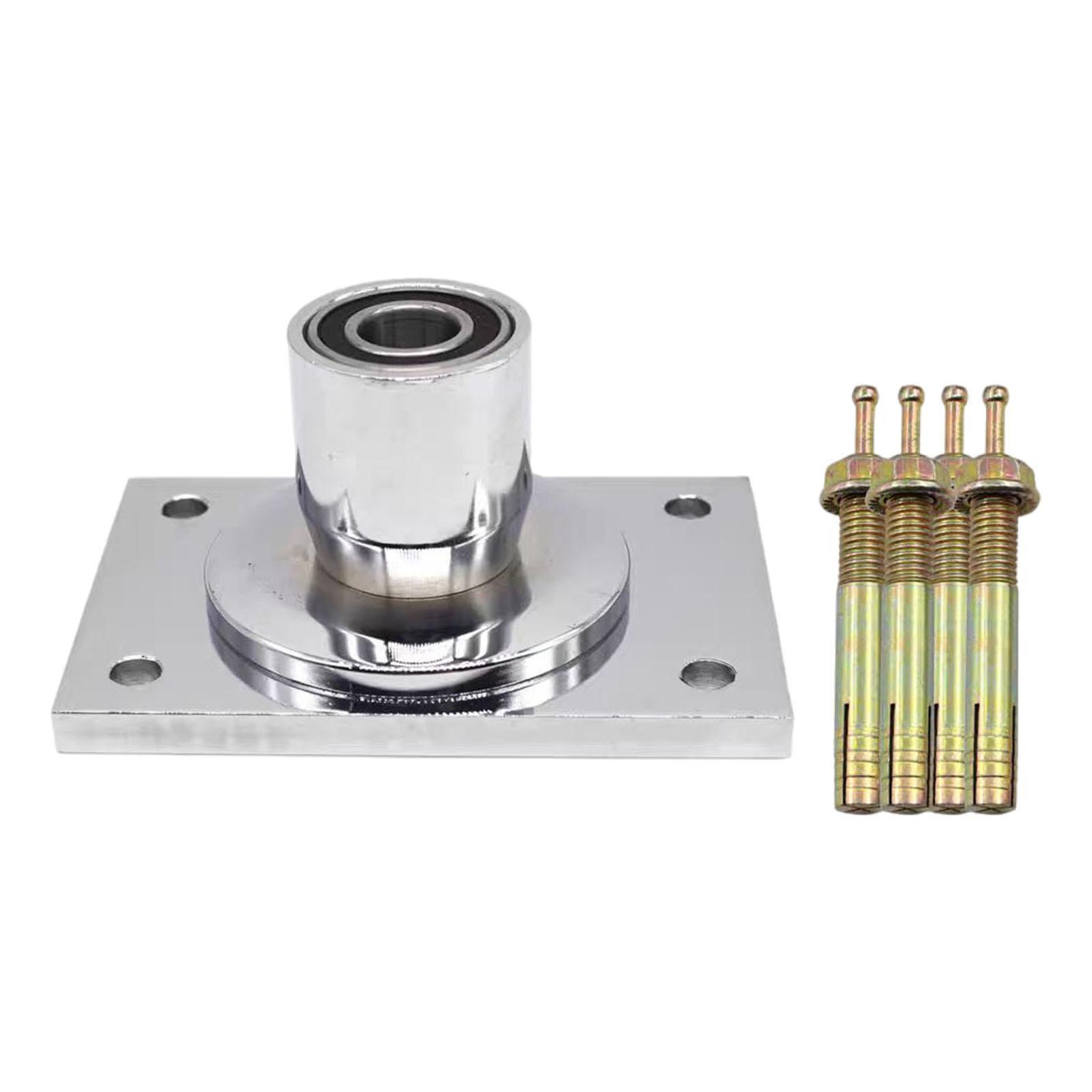 Magideal - Placa De Brida Fija Para Pole Dance, Placa Rectangular Para Pole Dance, Montaje En Techo Fácil De Instalar Para Pole Dance En El Techo