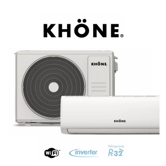 Aire acondicionado tipo split muro de 22000 btu KHONE Inverter R32