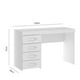 thumbnail image 2 of Escritorio 4 Cajones Blanco Mdf , Dormitorio, Mueble, 2 of 3