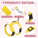 thumbnail image 3 of Uxcell 2Pcs Arnés y Correa para Conejo a Prueba de Escape Arnés para Animales Pequeños Correa Suave con Hebilla Ajustable Amarillo para Paseo de Cachorros, 3 of 7