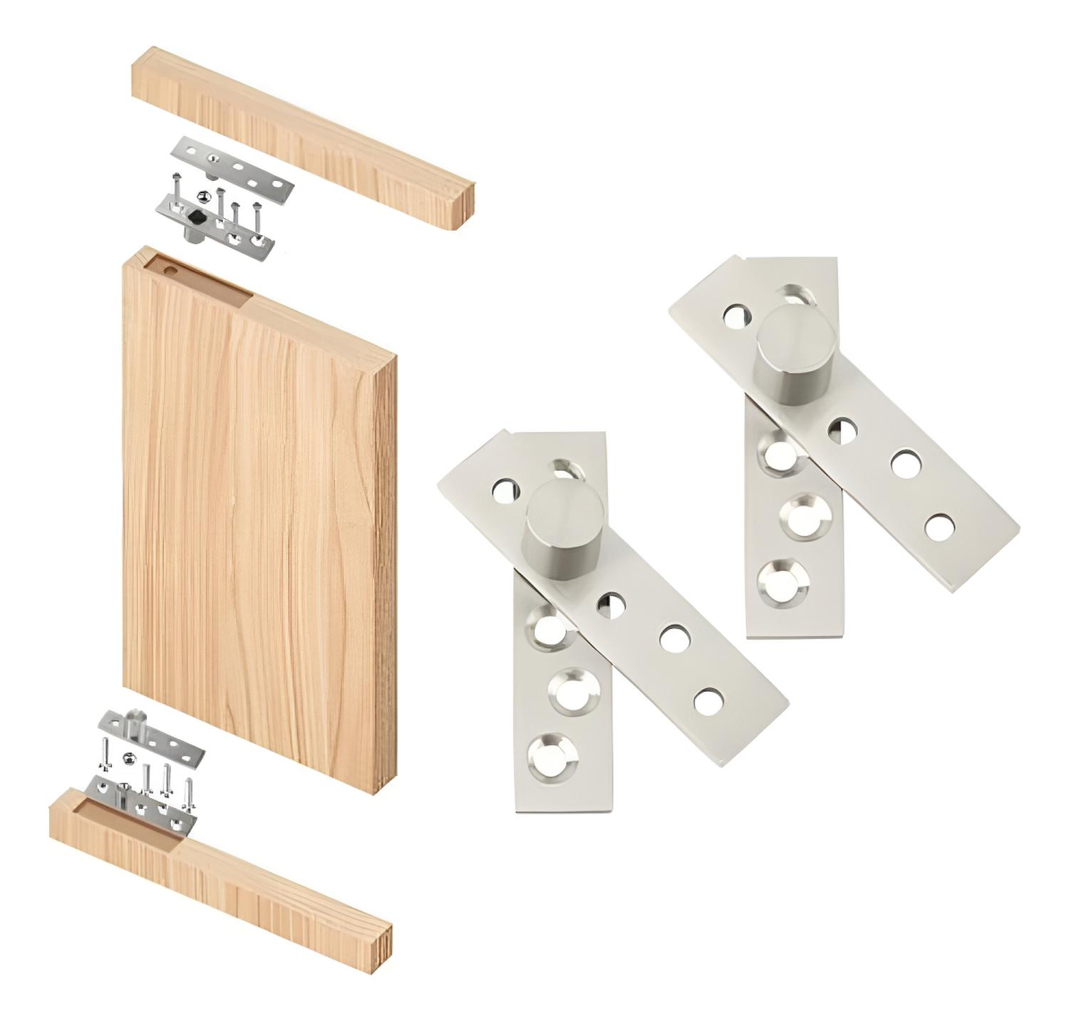 Genérica - Bisagra Pivotante De Acero Inoxidable Puerta 160 Kilos